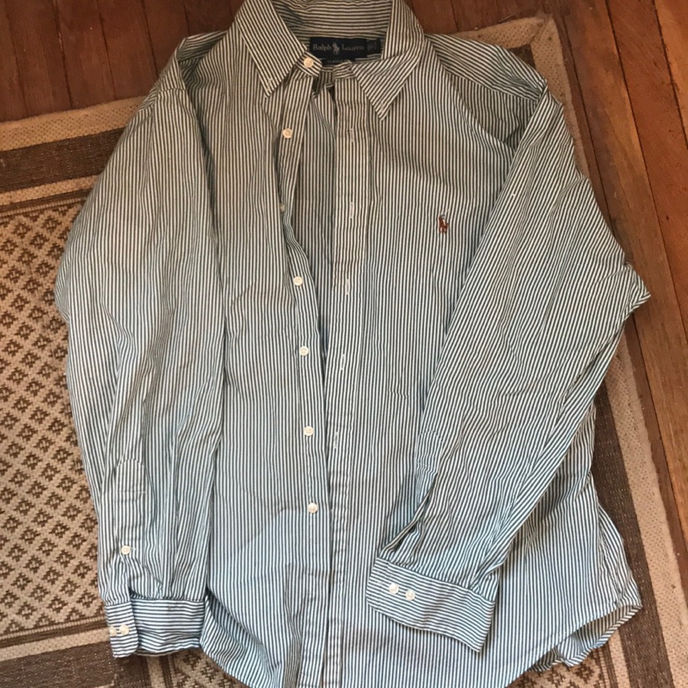 Polo button up, size 17 34/35